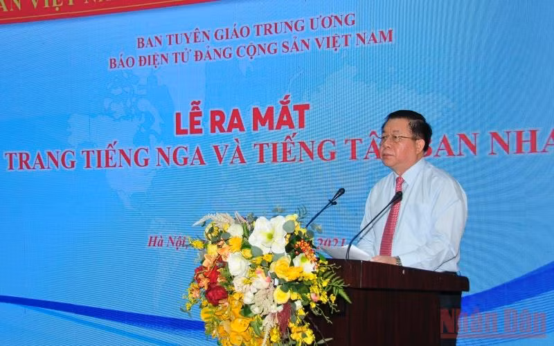 Báo điện tử Đảng Cộng sản Việt Nam ra mắt trang tiếng Nga và tiếng Tây Ban Nha -0