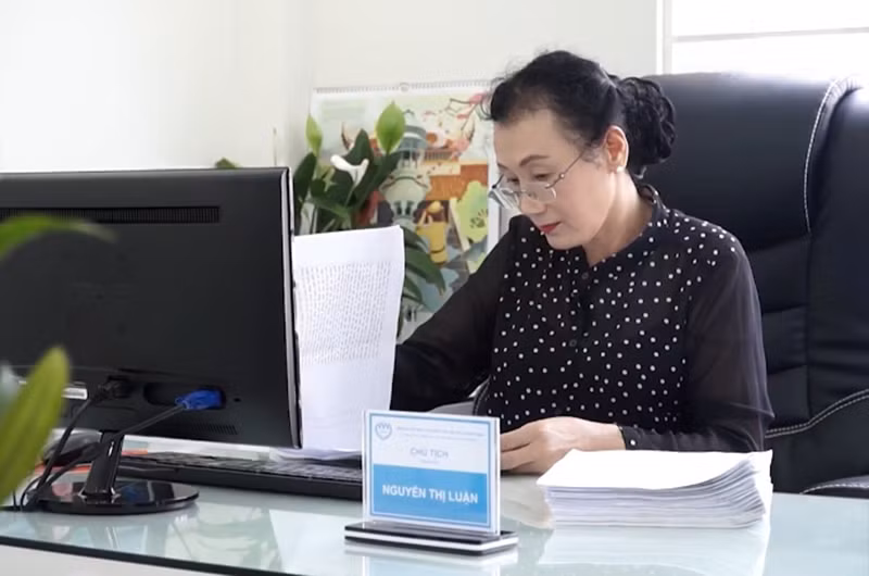Bà Nguyễn Thị Luận.