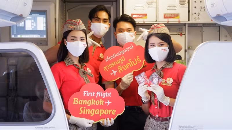 Vietjet Thái Lan khai trương đường bay Bangkok-Singapore -0