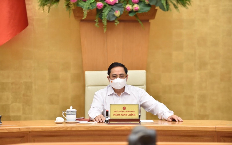 Thủ tướng Phạm Minh Chính chủ trì cuộc họp.