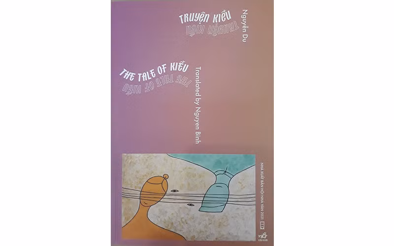 Bìa sách bản dịch Truyện Kiều của Nguyễn Bình.