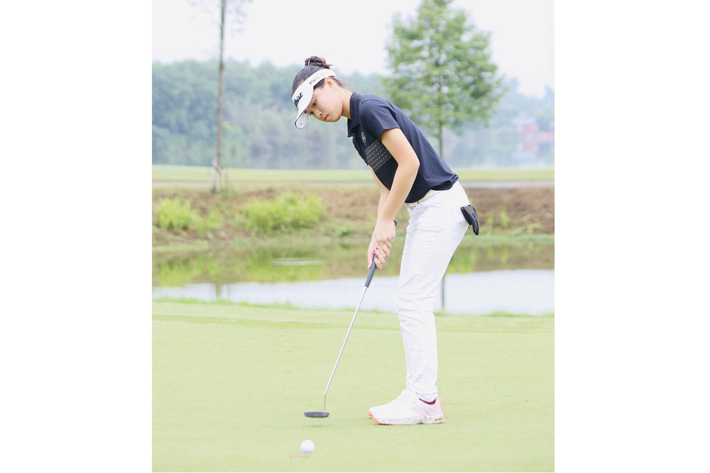 Nữ tuyển thủ Lê Chúc An. (Ảnh: Golfnet) Điểm mặt những tuyển thủ golf gen Z được kỳ vọng tại SEA Games 31 -0