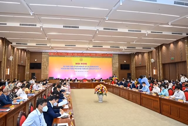 Hà Nội nỗ lực tháo gỡ khó khăn, giúp doanh nghiệp phục hồi nhanh nhất -0