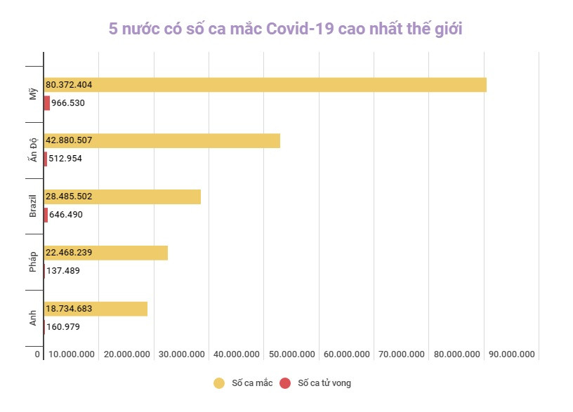 Đồ họa: TRUNG HƯNG Lần đầu tiên số ca tử vong vì Covid-19 ở châu Mỹ giảm trong làn sóng Omicron -0
