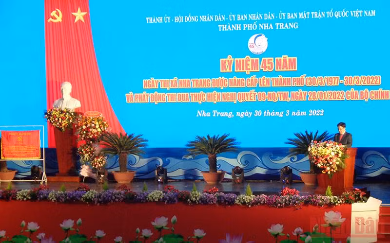 Quang cảnh buổi lễ.