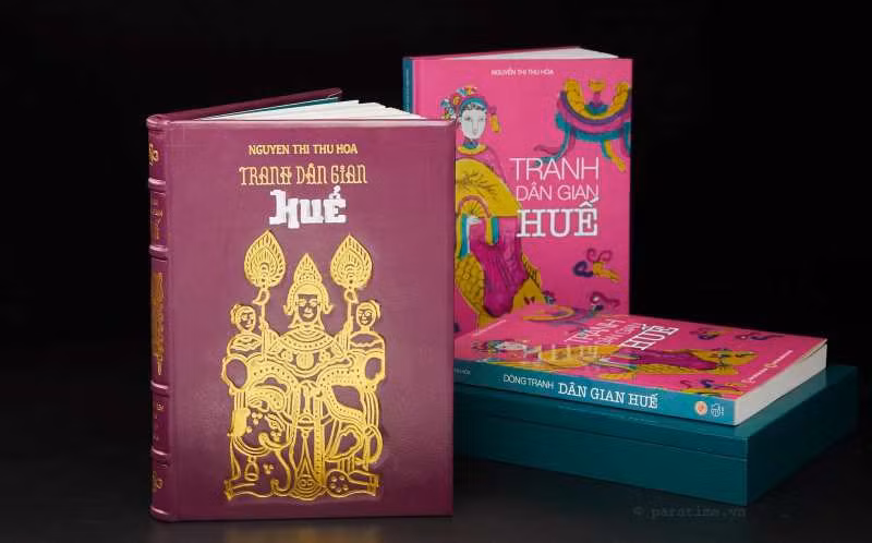 Cuốn sách Tranh dân gian Huế đem đến nhiều tư liệu thú vị về tranh dân gian đất Cố đô.