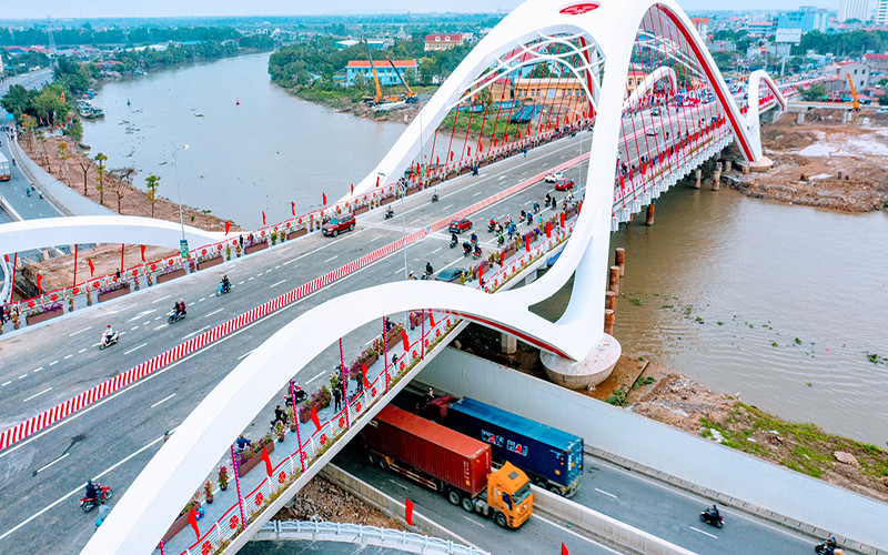 Cầu Rào (Hải Phòng) vừa được thông xe kỹ thuật.