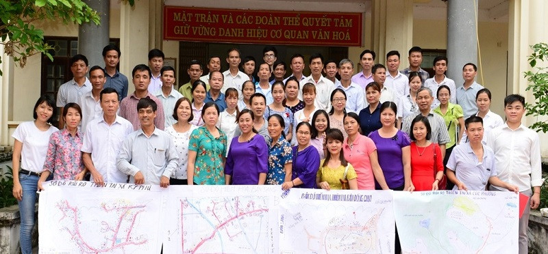 Lần đầu tiên ở Nho Quan, mô hình Ban Chỉ huy phòng, chống thiên tai đã có sự tham gia của thành viên là người khuyết tật. (Ảnh dự án cung cấp) Tăng cường tham gia của người khuyết tật vào công tác phòng, chống thiên tai -0