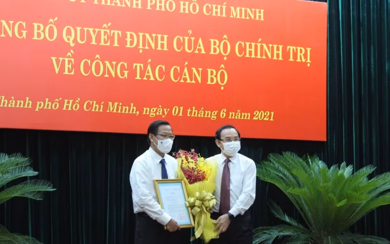 Đồng chí Phan Văn Mãi giữ chức Phó Bí thư Thường trực Thành ủy TP Hồ Chí Minh -0