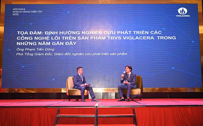 Một sự kiện trong Hội nghị Khách hàng của Viglacera.