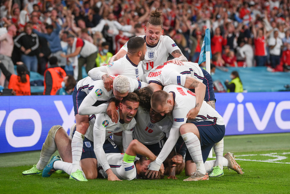 Vào chung kết EURO 2020, Anh sẽ đối đầu thử thách cực đại mang tên Italia. (Ảnh: UEFA) Huấn luyện viên Southgate: Italia sẽ là thử thách cực đại cho tuyển Anh -0