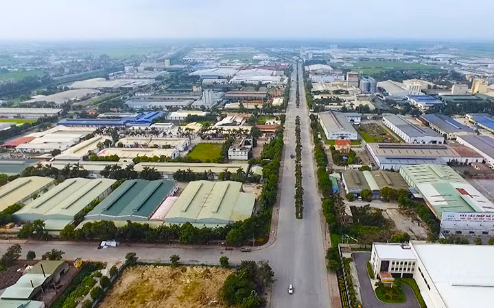 Khu công nghiệp Ðồng Văn, thị xã Duy Tiên (Hà Nam). 