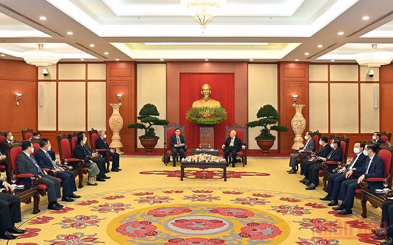 Khẳng định quan hệ đặc biệt Việt Nam-Lào là tài sản chung của hai Đảng, hai dân tộc -0