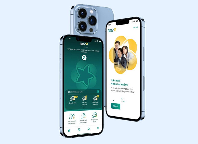 BIDV iBank cho phép người dùng tùy biến giao diện khi sử dụng. Omni BIDV iBank - Trải nghiệm ngân hàng số vượt trội cho khách hàng tổ chức -0