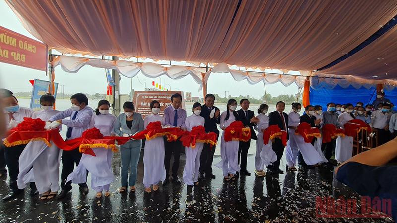 Tỉnh Bình Định khánh thành đập dâng Đức Phổ tại huyện Phù Cát chào mừng 47 năm Ngày giải phóng tỉnh Bình Định (31/3/1975-31/3/2022). Kỷ niệm 47 năm ngày giải phóng tỉnh Bình Định -0