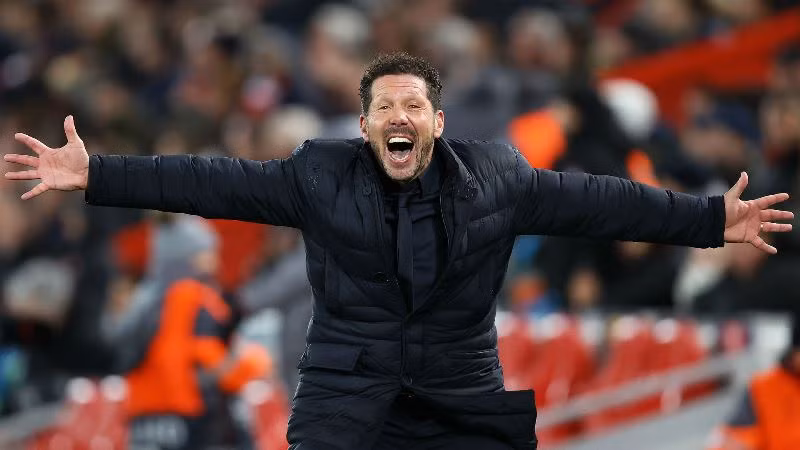Diego Simeone vẫn còn nguyên khát khao sau 10 năm gắn bó với Atletico. (Ảnh: Getty Images)