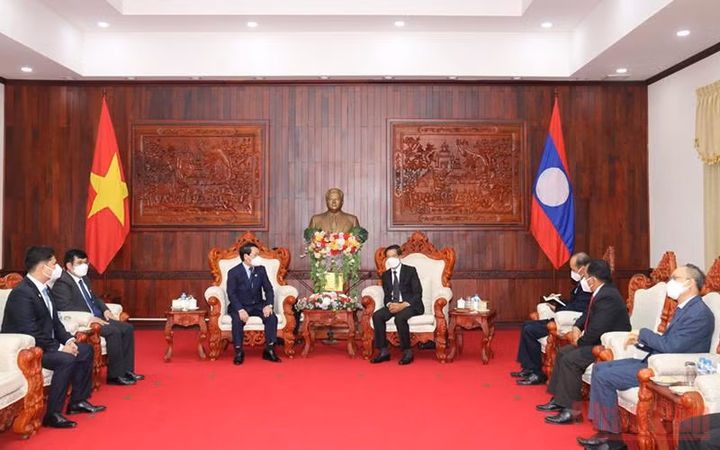 Tăng cường hợp tác về công tác dân tộc giữa Việt Nam và Lào -0