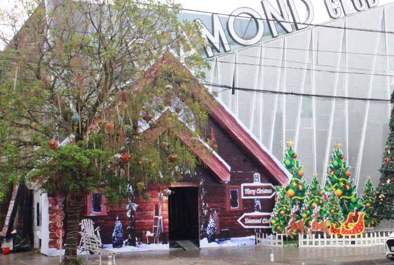 Quán bar Diamond Clup, nơi xảy ra vụ việc.