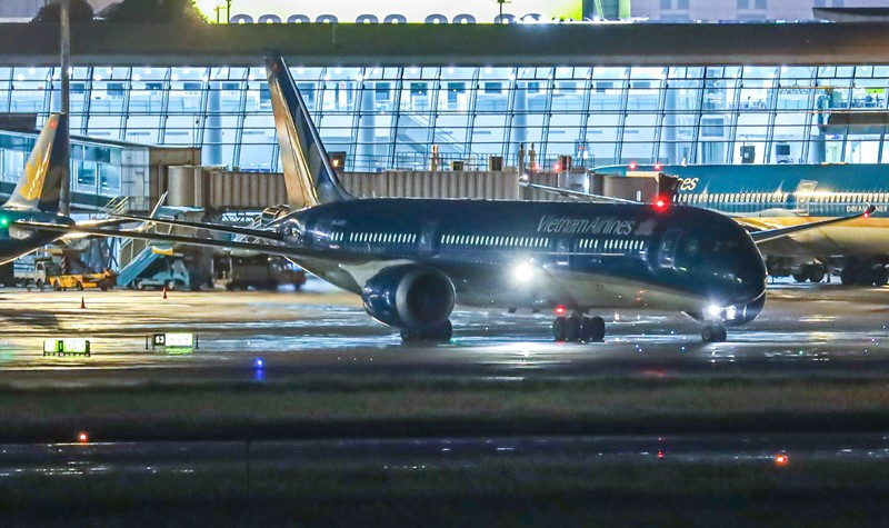 Chuyến bay VN98 đã mở ra giai đoạn khai thác mới của Vietnam Airlines trên đường bay Mỹ.