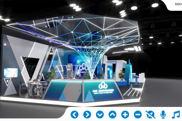 Mẫu gian hàng 3D. ITU Virtual Digital World 2020: “Cùng nhau xây dựng thế giới số