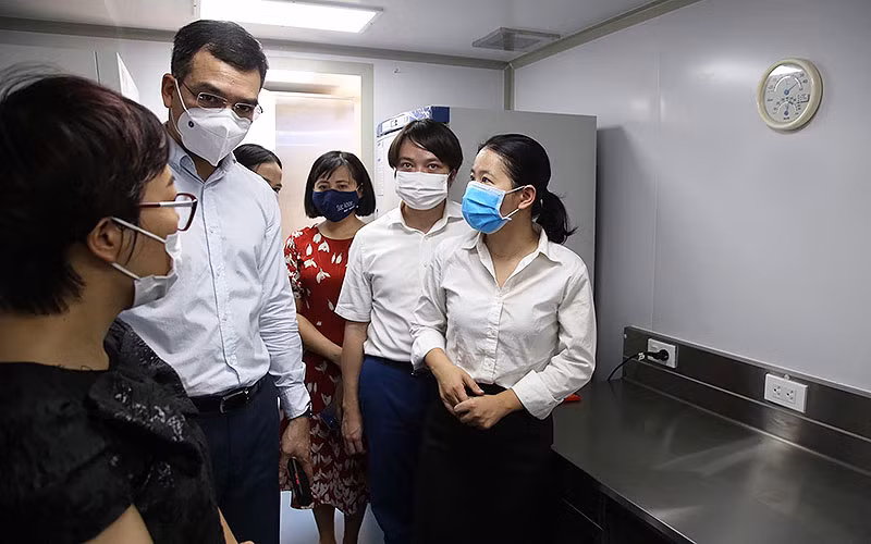 Container xét nghiệm Covid-19 áp lực âm lưu động đầu tiên ở Việt Nam -0