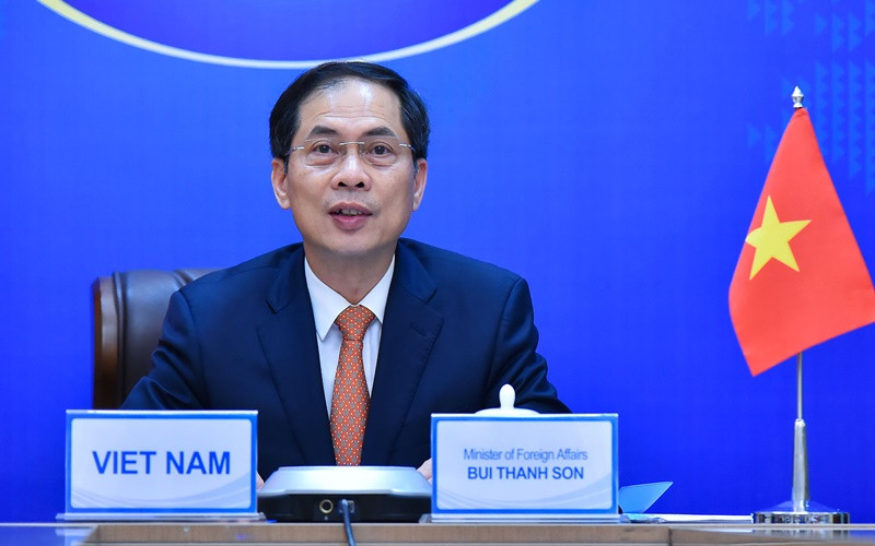 Bộ trưởng Ngoại giao Bùi Thanh Sơn . (Ảnh: Bộ Ngoại giao)