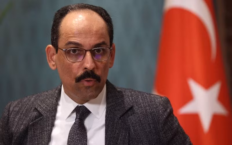 Người phát ngôn của Tổng thống Thổ Nhĩ Kỳ, ông Ibrahim Kalin phát biểu trong 1 cuộc phỏng vấn với báo chí ở Istanbul. (Ảnh: REUTERS)