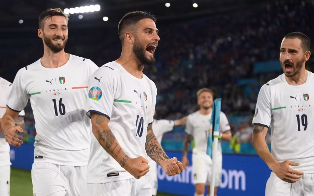 Italia có 3 điểm đầu tiên sau chiến thắng đậm 3-0 trước Thổ Nhĩ Kỳ trong ngày khai mạc Euro 2020. (Ảnh: UEFA Euro 2020)
