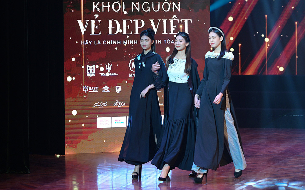 Ra mắt bộ sưu tập áo dài lấy cảm hứng từ quan họ ảnh 5 Ra mắt bộ áo dài lấy cảm hứng từ quan họ -0