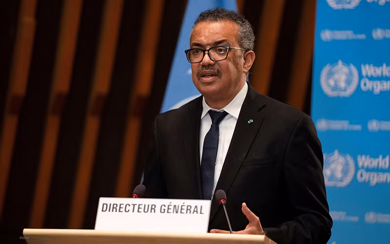 Tổng Giám đốc WHO Tedros Adhanom Ghebreyesus. (Ảnh: AFP/TTXVN)