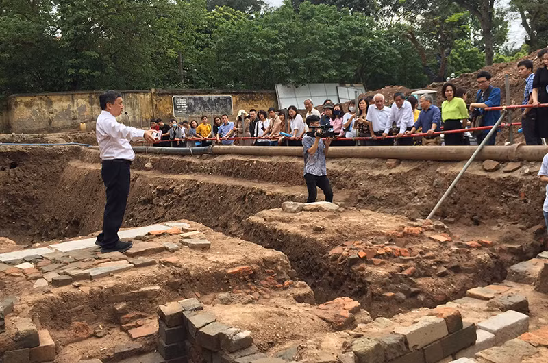 Công bố kết quả khảo cổ Khu di sản Hoàng thành Thăng Long.