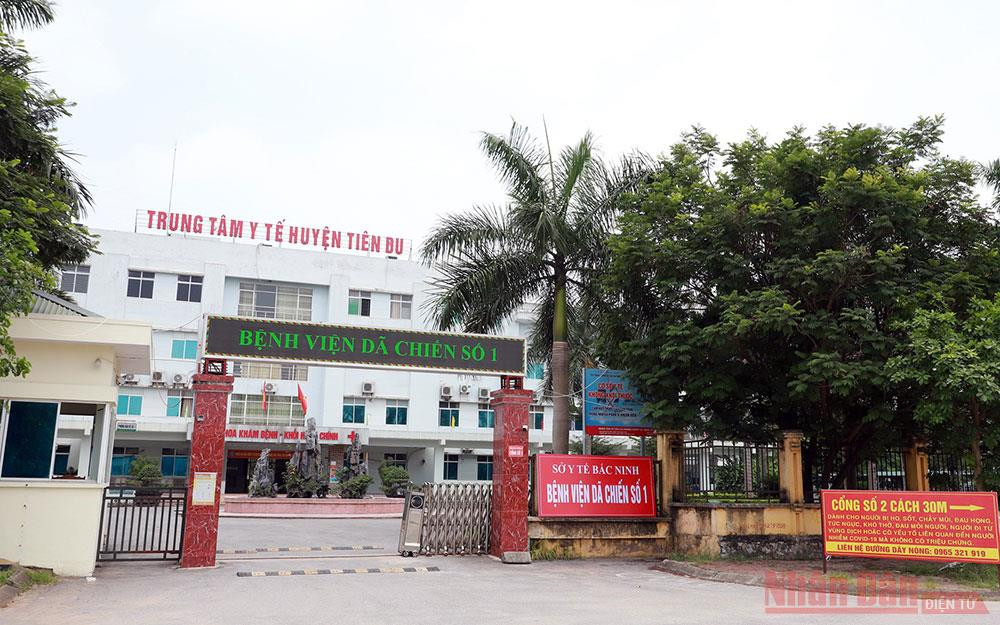 Bệnh viện dã chiến số 1 ở huyện Tiên Du, Bắc Ninh. Ảnh: DUY LINH Cập nhật diễn biến dịch Covid-19 ngày 15-5: Thêm 38 ca bệnh mới, riêng Bắc Giang 24 ca -0