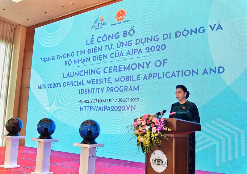 Công bố Trang thông tin điện tử, Bộ nhận diện Năm Chủ tịch AIPA 2020 -0