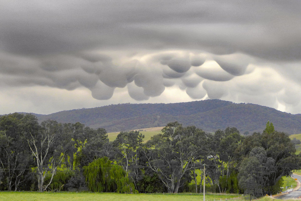 Mây vảy rồng bao phủ khu vực Oberne Creek, bang New South Wales. (Ảnh: Ảnh: Robert Ellis) Bộ lịch thời tiết năm 2021 của Australia -0
