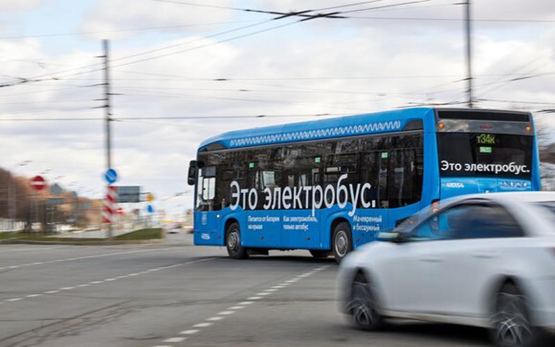 Xe buýt chạy điện cỡ lớn sẽ dần thay thế toàn bộ xe điện bánh hơi ở thủ đô Moscow.