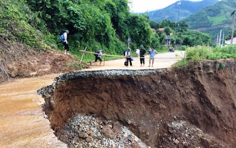 Nguy cơ cao đến rất cao xảy ra lũ quét, sạt lở đất tại các tỉnh vùng núi Bắc Bộ. (Ảnh minh họa)