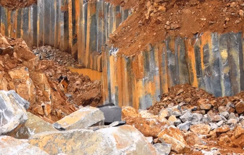 Mỏ đá bazan của Công ty TNHH Nam Thắng Đắk Nông tại thôn 10 A, xã Đắk Lao, huyện Đắk Mil, tỉnh Đắk Nông.