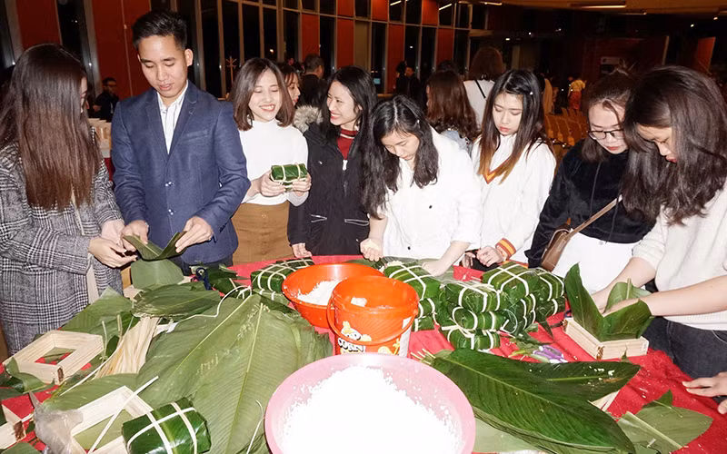 Chương trình “Tết Festival 2020” dành cho thanh niên sinh viên Việt Nam đang học tập và làm việc tại Séc. Ảnh TTXVN