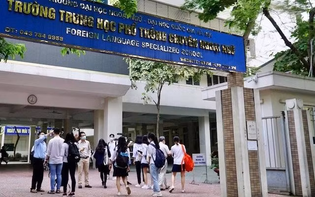 Sẵn sàng đón học sinh trở lại trường. (Ảnh: Hoa Lê)