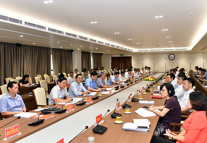 Các đại biểu tham dự hội nghị. Ảnh: DUY LINH Hà Nội thu ngân sách tăng gần 10% so với cùng kỳ năm ngoái -0