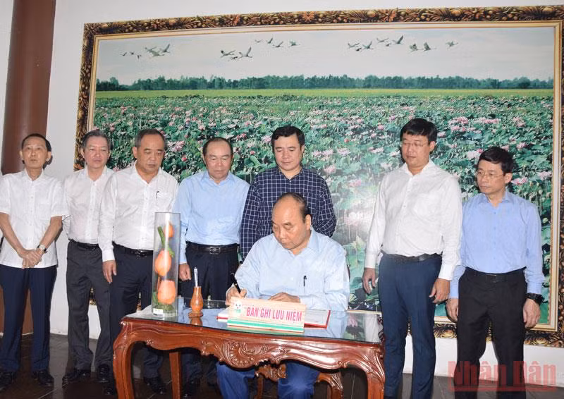 Chủ tịch nước khảo sát mô hình hợp tác xã, hội quán tại Đồng Tháp -0