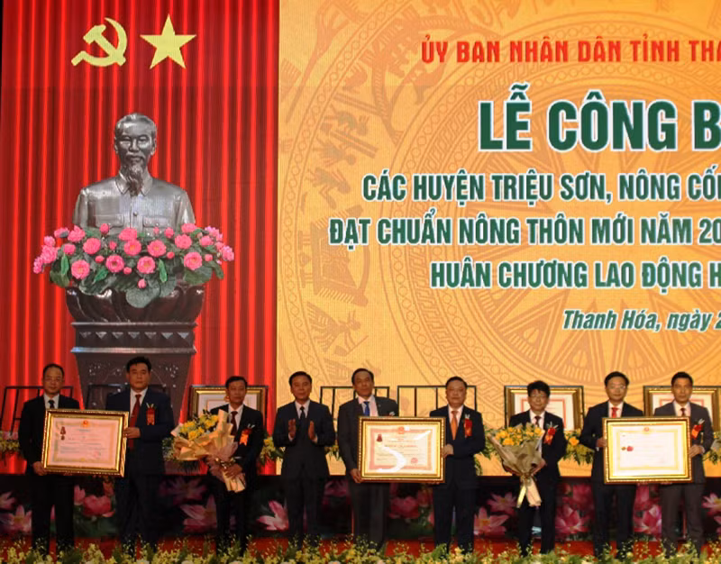 3 huyện của tỉnh Thanh Hóa đạt chuẩn nông thôn mới -0