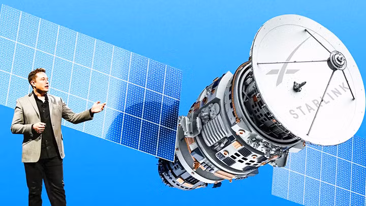 Tỷ phú Elon Musk giới thiệu về vệ tinh internet Starlink. Ảnh: INSIDER