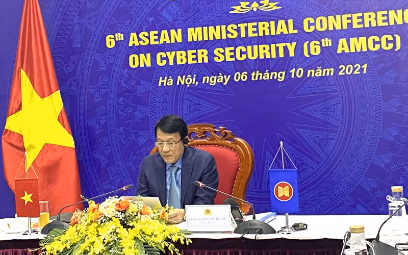 Thứ trưởng Công an Lương Tam Quang đề xuất, các nước thành viên ASEAN cần tiếp tục tăng cường hợp tác nâng cao năng lực bảo vệ Cơ sở hạ tầng thông tin trọng yếu.