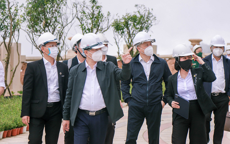 Lãnh đạo thành phố Đà Nẵng đi thăm Khu du lịch. Sun World Ba Na Hills nâng cấp sản phẩm, dịch vụ quy mô lớn -0