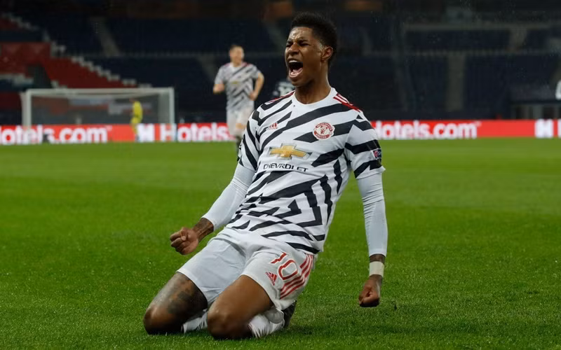 M.Rashford tỏa sáng ghi bàn quyết định Man Unjited thắng PSG 2-1.