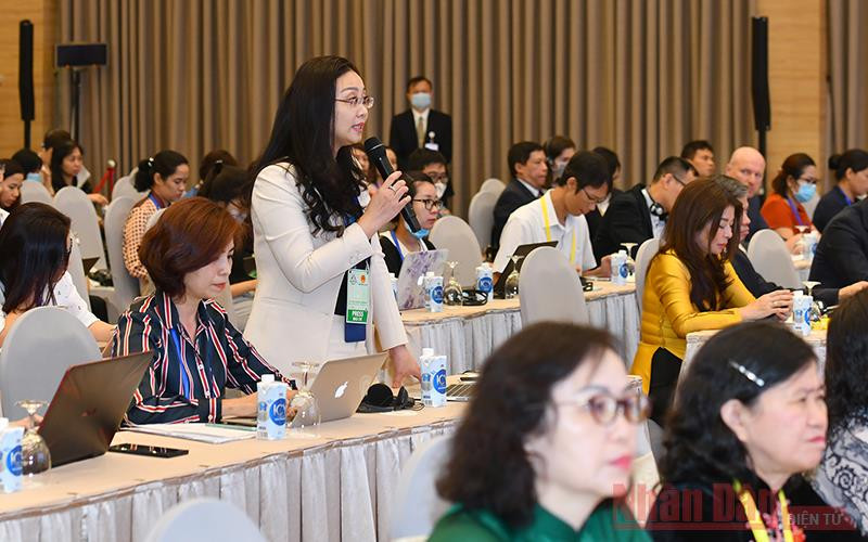 Quang cảnh họp báo. Thành công của Đại hội đồng AIPA 41 đã góp phần nâng cao vị thế, uy tín của Việt Nam -0