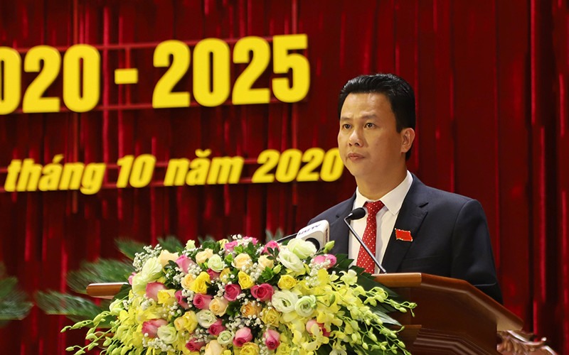 Bí thư Tỉnh ủy Hà Giang Đặng Quốc Khánh.