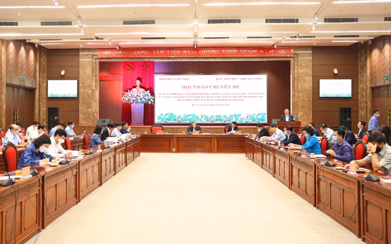 Toàn cảnh hội thảo.