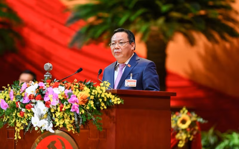 Đại hội XIII của Đảng tổ chức phiên tham luận tại hội trường -0